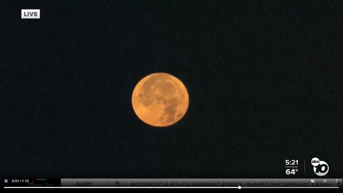 Look up!  If the clouds are cooperating, you'll see the first of 4  Super Moons this year.  <a href="/10News/">ABC 10News San Diego</a>