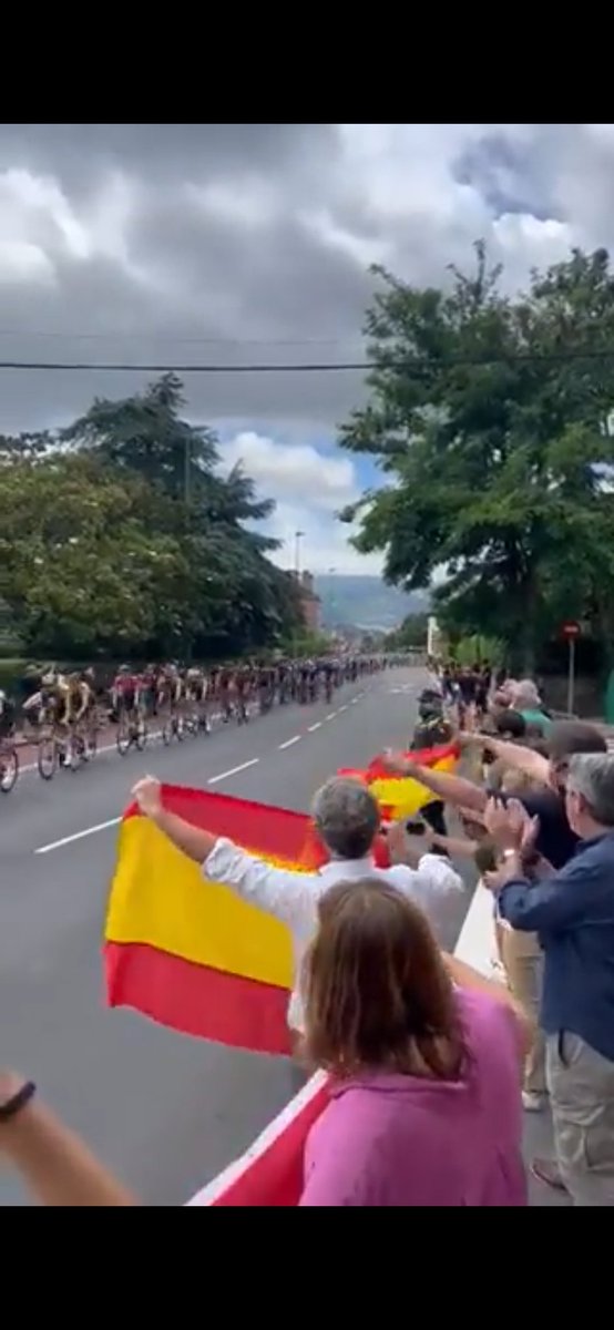 bizkaiavizcaya's tweet photo. @naziogintza All those flags are Spanish flags, but if you mean a national Spanish flag, yes, several, despite Basques' fascism and violence. https://t.co/12A3NnLfNv