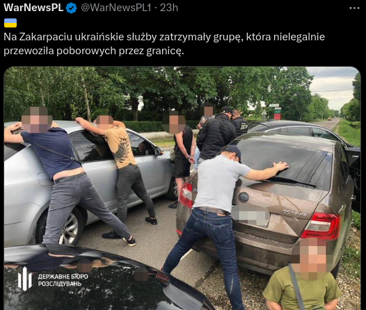 Łapanki i zmuszanie Ukraińców do walki jest, w mojej opinii, moralnie nagannie.

Przy całym moim poparciu ukraińskiej strony w tej walce, tę praktykę zawsze będę postrzegał jako obrzydliwy akt odbierana człowiekowi wolności wyboru czy i za co chce walczyć ryzykując życiem.