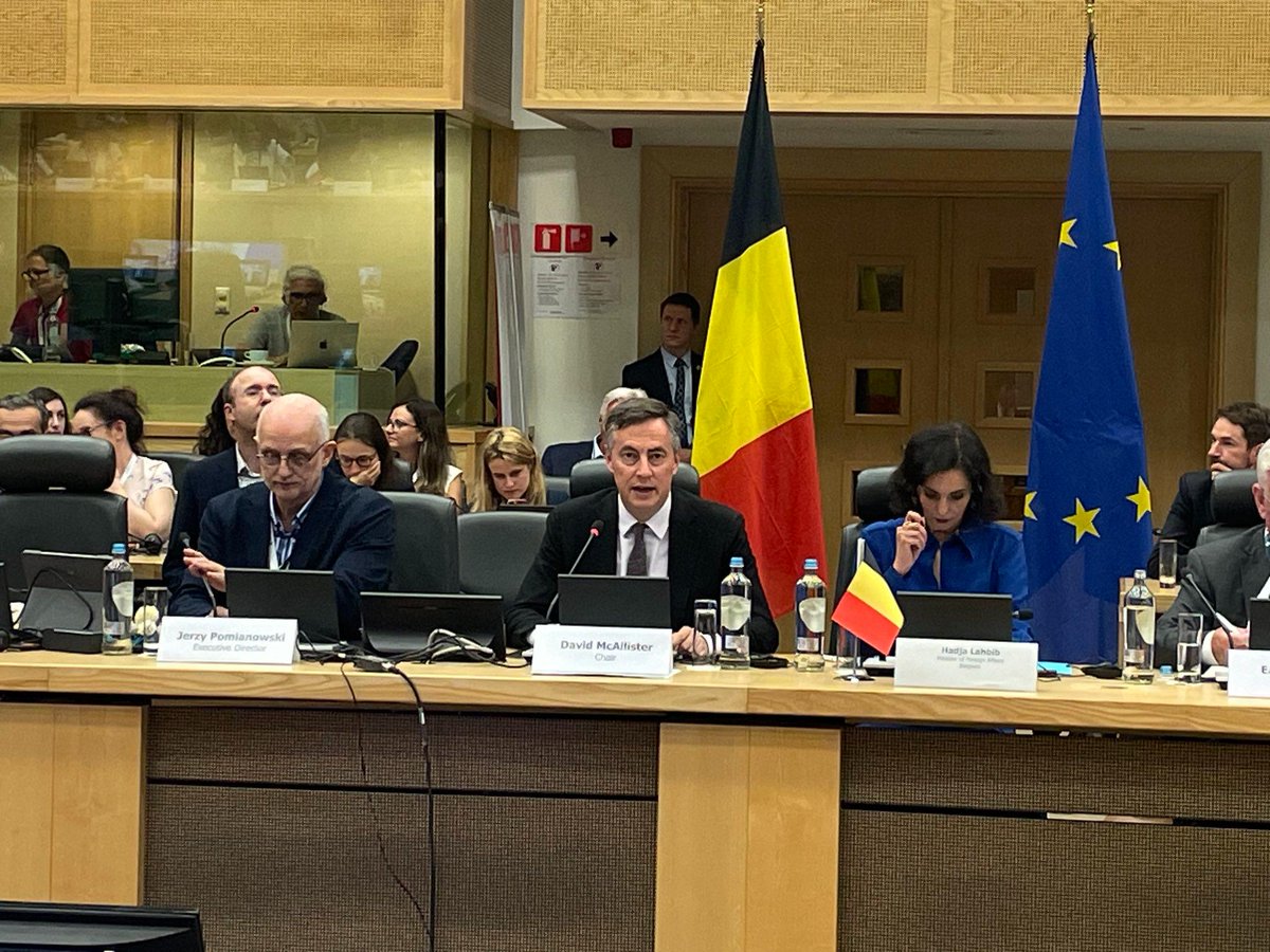 Chair <a href="/davidmcallister/">davidmcallister</a> MEP started the Open Session of the EED Board of Governors: "In recent years EED has proved the effectiveness of its flexible democracy support, providing a hybrid response to hybrid threats." #EEDat10