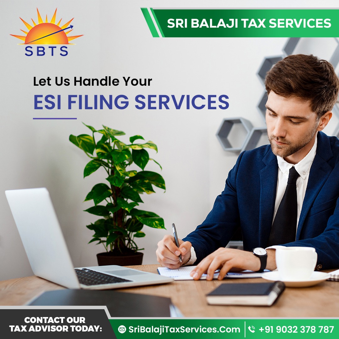 📢 Let us handle your ESI filing services with precision and efficiency. Expert guidance, timely submissions, and peace of mind. 

Contact us today! +91 90323 78787
𝐕𝐢𝐬𝐢𝐭: sribalajitaxservices.com 

#esicservices #esiregistration #esionline #esiservice #esiservices #esic