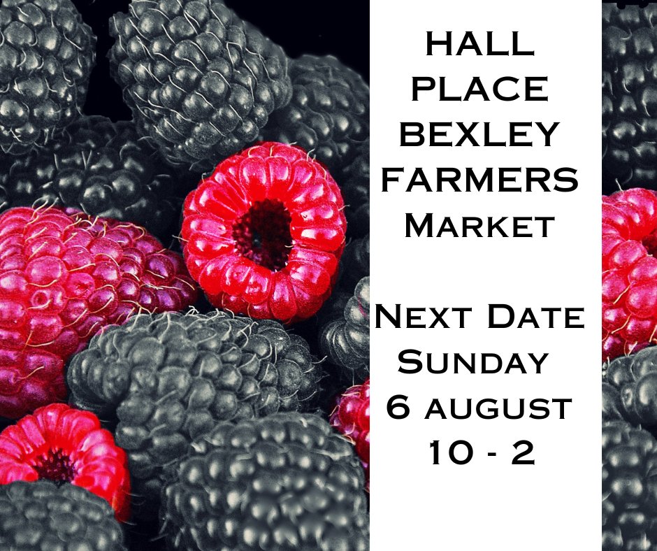 Thank you to all who came along to the July Sunday Farmers Market at Hall Place #bexlry. We are really grateful to everyone for your continued support. The next Sunday Farmers Market at Hall Place will take place on Sunday 6 August. Thank you all again for your support.