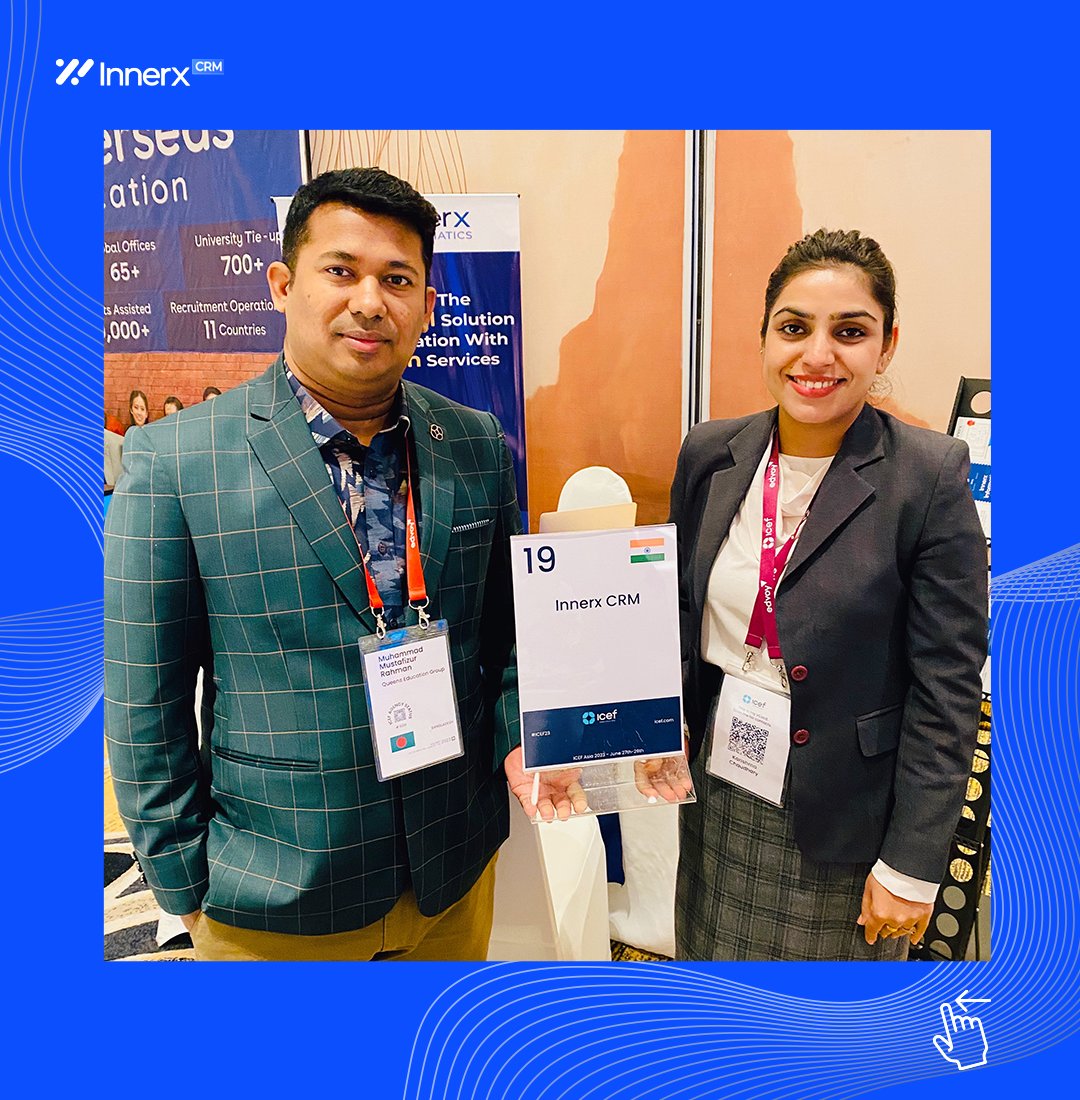 InnerxCRM's tweet image. Let&apos;s take a look at Day 3 of InnerX CRM at ICEF Asia 2023.

#innerxcrm #CRMforSmallBusiness #ClientOnboarding #VisaApplications #ImmigrationSupport #CRMSoftware #MigrationConsultants #VisaProcessing #ClientRetention #innerxinvietnam #vietnam #icef #icefasia #asia #marketevent
