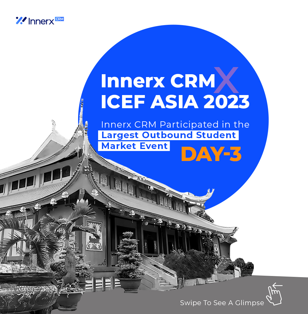 InnerxCRM's tweet image. Let&apos;s take a look at Day 3 of InnerX CRM at ICEF Asia 2023.

#innerxcrm #CRMforSmallBusiness #ClientOnboarding #VisaApplications #ImmigrationSupport #CRMSoftware #MigrationConsultants #VisaProcessing #ClientRetention #innerxinvietnam #vietnam #icef #icefasia #asia #marketevent