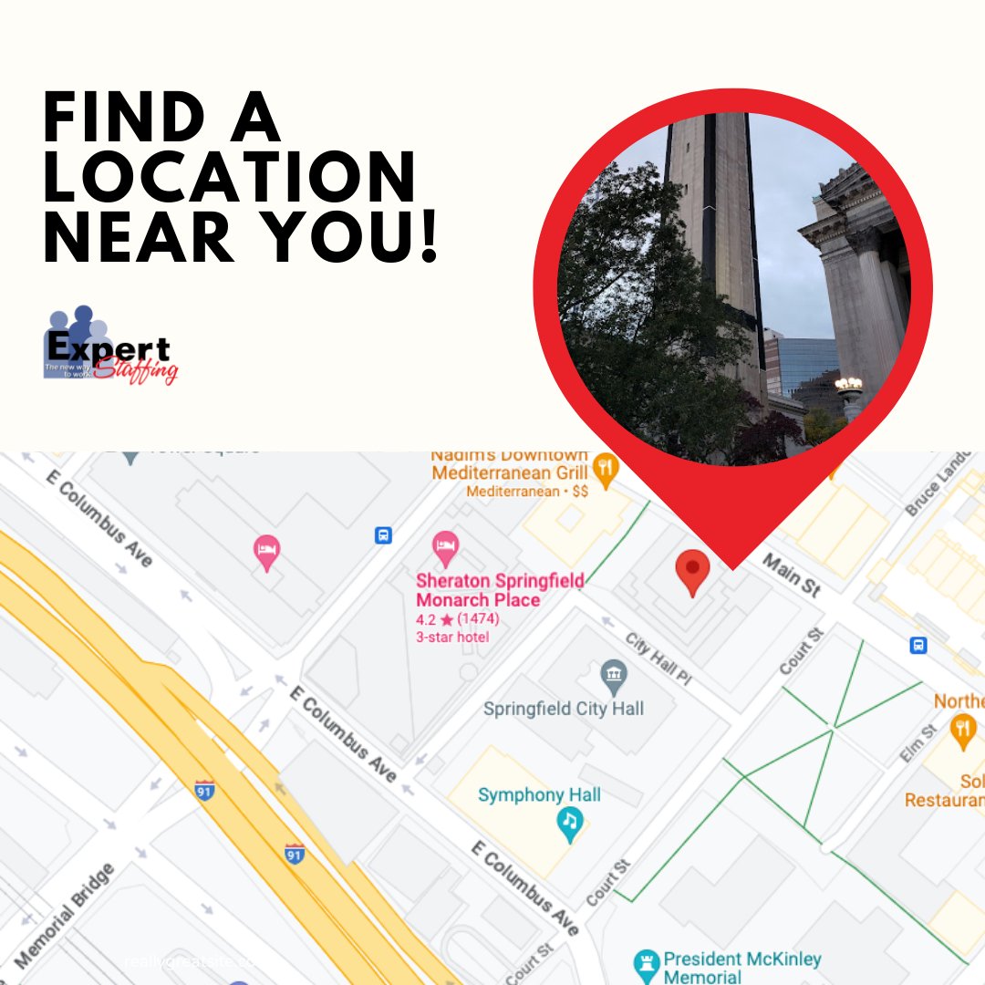 ExpertStaffing_'s tweet photo. With offices throughout New England, Expert Staffing is nearby to serve you! Browse our office locations or contact our team of experts to learn more: https://t.co/Xle06bFTND. 

#NowHiring #Expert #ExpertStaffing #Staffing #StaffingServices https://t.co/qlXF6W3hN4