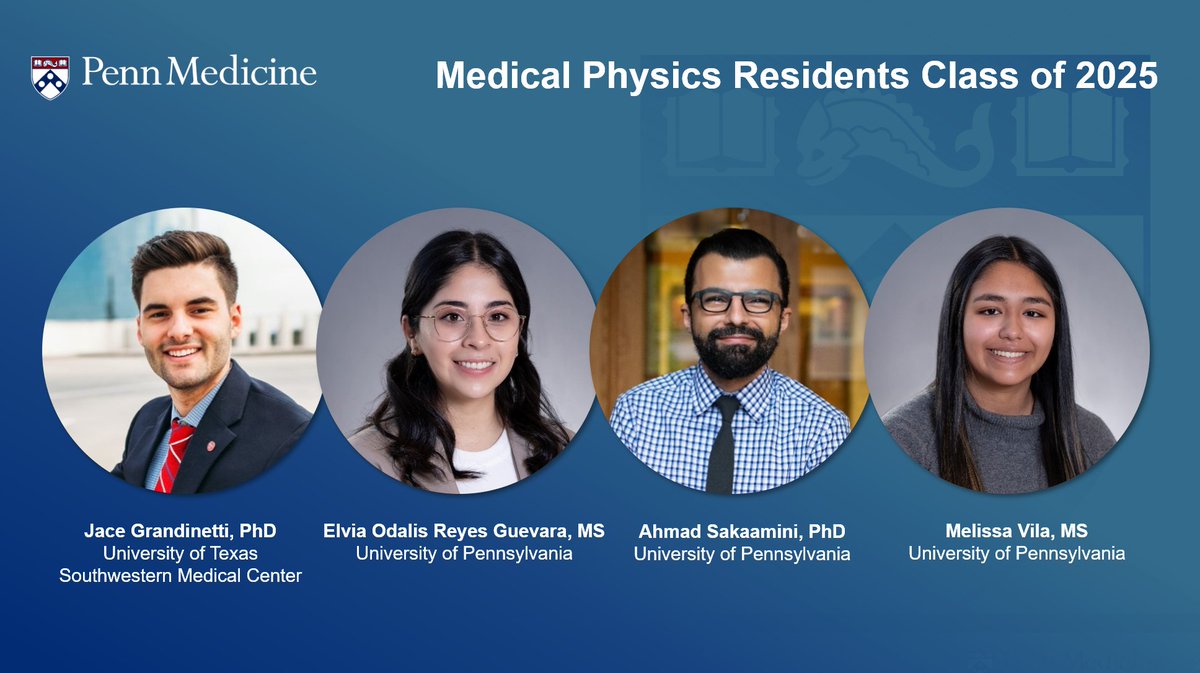 We are so excited for our new Medical Physics Residents starting today! Welcome to the UPenn RadOnc Family. #radiation, #radiotherapy, #radiationtherapy, #radiationoncology, #radonc, #radiationtherapist #radiationtreatment, #medphys, #cyberknife, #radiosurgery, #protontherapy