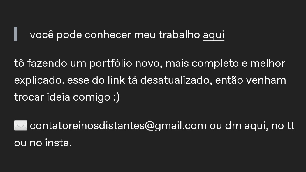 reinosdistantes's tweet photo. oie, arrumei o tumblr. me sigam por lá também, vou focar meu conteúdo mais denso sobre o mercado editorial no blog por enquanto :) https://t.co/Pcb0DNGAC2