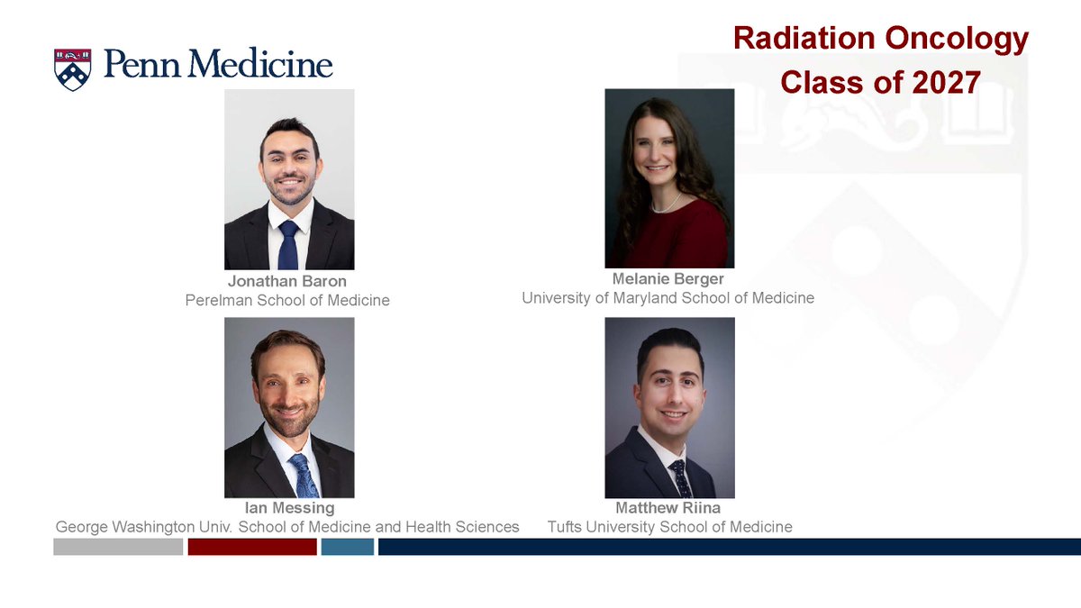 Penn Radiation Oncology Residency tweet media