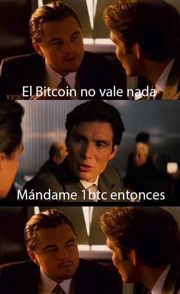 DiarioBitcoin's tweet photo. "BiTcOIn nO VAle naDA" https://t.co/D5upmNrRB8