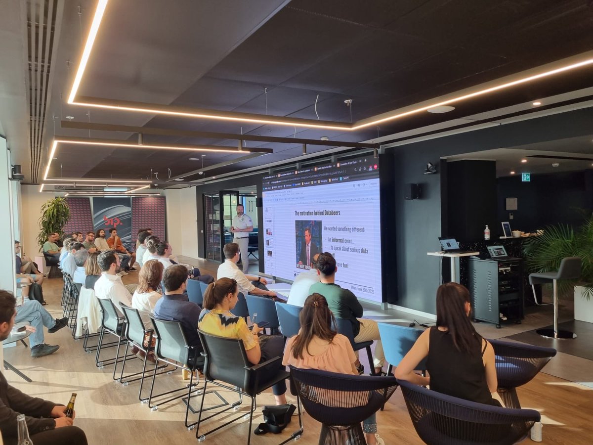 Bip_Group's tweet image. #BIPxTech ha ospitato l&apos;evento di divulgazione dell&apos;associazione no-profit @DatabeersMilan con 40+ partecipanti e 3 interventi.
Abbiamo parlato di tematiche di #DataScience quali #mobilitàsostenibile, #userexperience fino alla #GenerativeAI 
#CulturaDataDriven