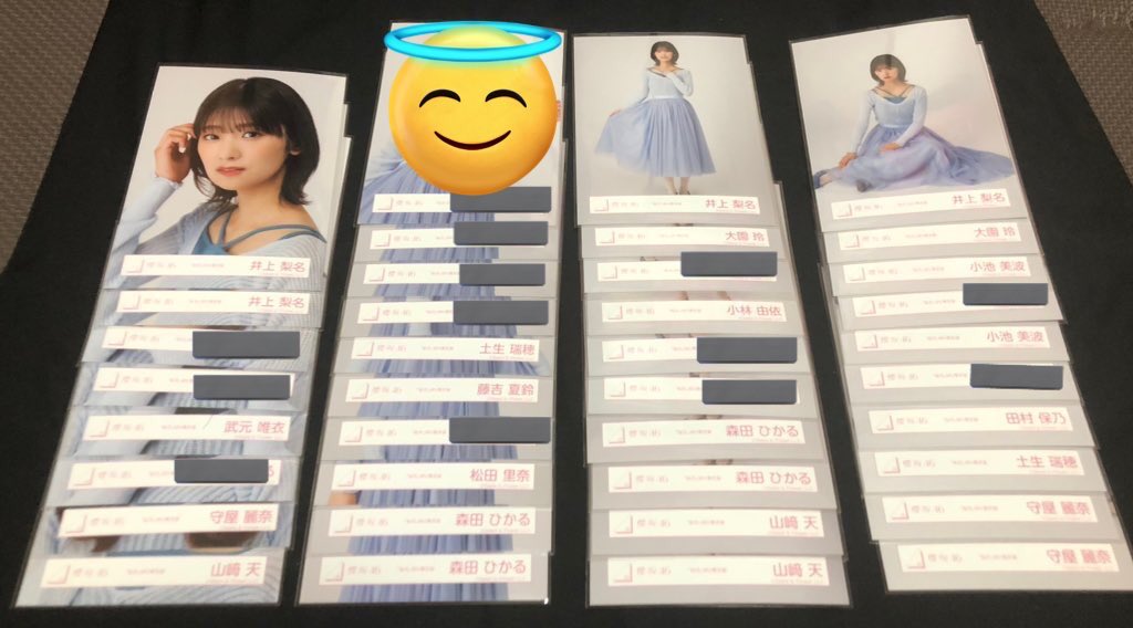 ryo____sakura's tweet photo. 櫻坂46 生写真 桜月青衣装 2ndオープニング衣装 カラーコーデ

提供
画像1,2,3

希望
画像4
その他寄るところ

郵送トレ希望

トレ案ございましたら、リプかDMまで気軽にお願い致します。 https://t.co/Yu2VdolkyK
