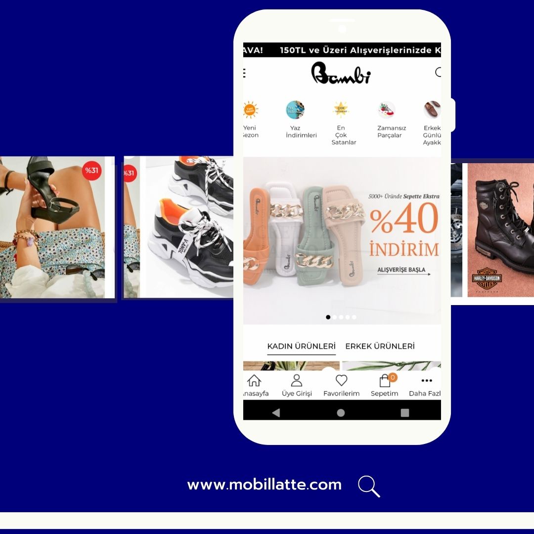 mobillattecom's tweet photo. Binlerce çeşidiyle tüm #ayakkabı modelleri #Bambi’de seni bekliyor. 👟

Mobil uygulamayı indir, ayrıcalıklı #alışveriş deneyimini keşfedin!

#mobillatte #mobiluygulama https://t.co/fiKAeuphXz