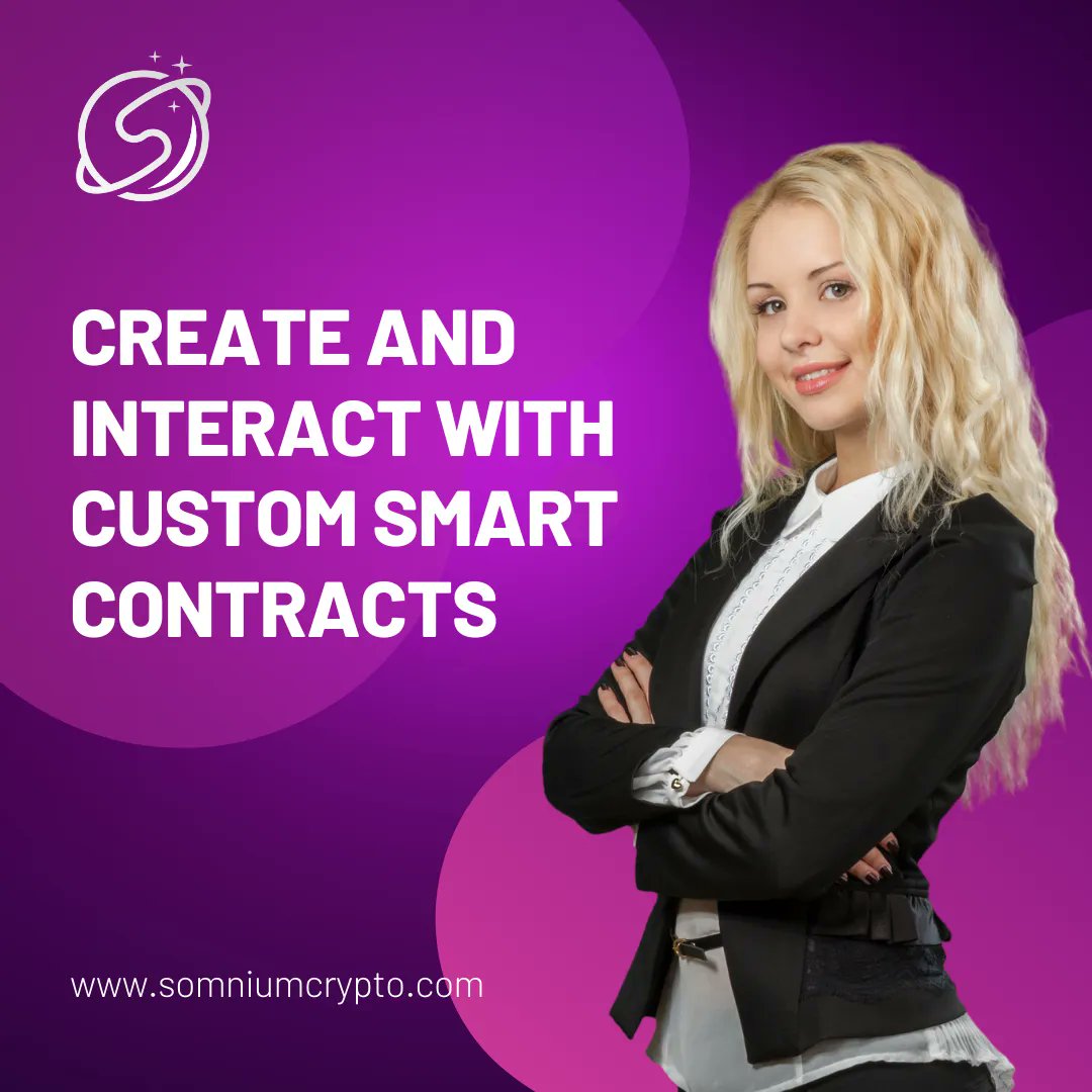 SOMNIUMCRYPTO's tweet photo. Our innovative Somnium platform, allows users to create multiparty smart contracts. Users can create these auto balance release smart contracts from a simple, intuitive dashboard.

#Sominumcrypto #bitcoin #DeFi #Autobalance #NFTs #Cryptomarket #Binance #pancakes #shib #luna #BTC https://t.co/S6RekJsSmz