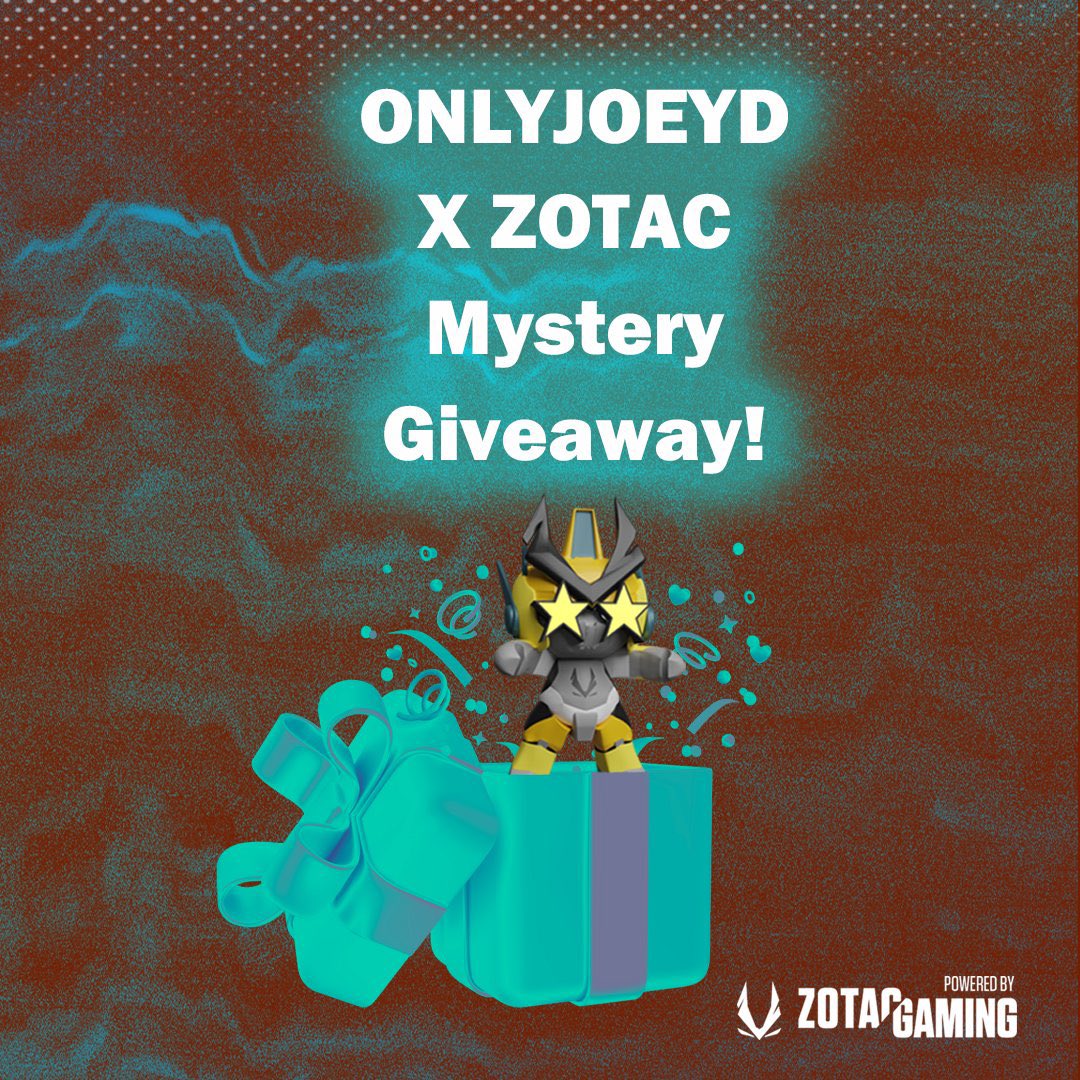 It's time for a <a href="/ZOTAC_UK/">ZOTAC UK</a> giveaway!🥳

We are giving away TWO amazing goodie bags to two lucky winners. 

To enter❗️:  
• Follow <a href="/OnlyJoeyD/">OnlyJoeyD</a> &amp; <a href="/ZOTAC_UK/">ZOTAC UK</a>
• Retweet this tweet 
• Tag your gaming partner in the replies

*UK ONLY*

Best of luck 💛
#PowerTheWin #Giveaway