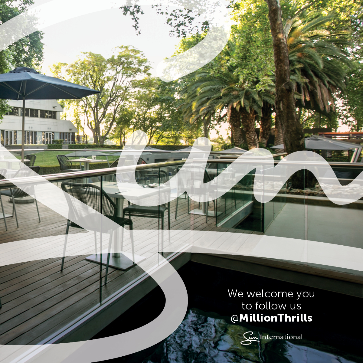 The sun is setting on this account. We welcome you to follow us <a href="/MillionThrills/">Sun International</a>
