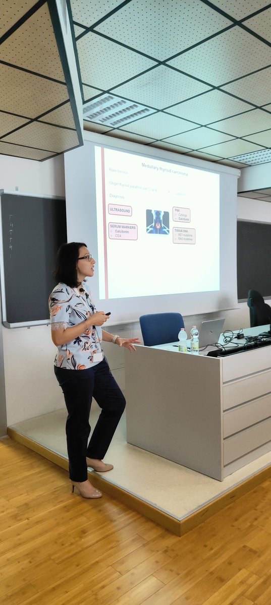 TrentoRNASalon's tweet image. After a good lunch and poster session we start back with @ZeinBesharatMersini and biomarkers for medullary thyroid carcinoma @diarnagnosis #ncRNAs