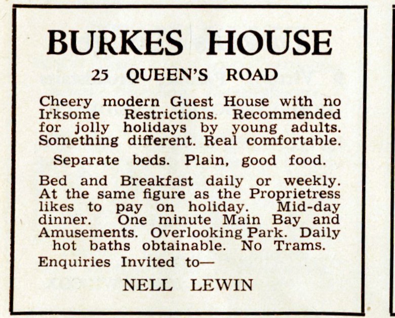 Guest House of the week. '...no Irksome Restrictions. No Trams.'