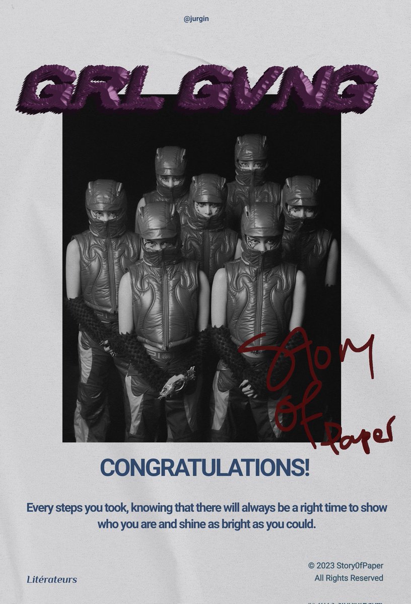 Story0fPaper's tweet photo. ⠀ 
Congratulations on your astonishingly comeback! Let people knows how mesmerized is your latest song/album/etc, and we are all wishing the best wishes. Success is always for you, keep shining brightly, @jurgin !
⠀ https://t.co/Hr27U2YIf0