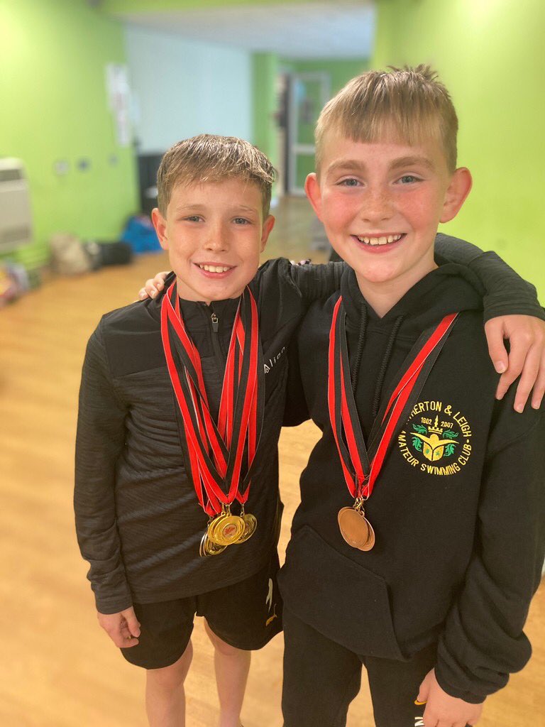 MissCunniffe's tweet photo. A huge shout out to Ben and William for earning so many medals at their recent Swimming Gala in Holywell Wales! We are very proud of you! 👏🏻🎉 #success #LSJPpe @LeighSTJOHNSsch https://t.co/dq8t4jBqib