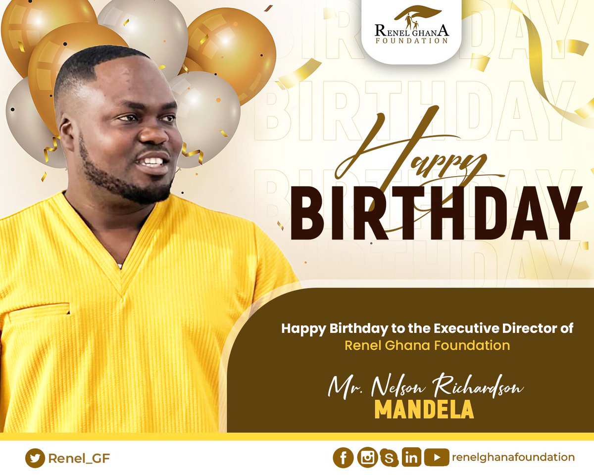 Renel_GF's tweet photo. We celebrate our Executive Director. Happy Birthday Sir, may grace lead you in all your endeavors. Ghanaian girls and Women are proud of you for protecting and promoting their rights. #birthdaycelebration #WeAreCommitted  @bemefa @neearchie @arhrghana @MoGCSP_Ghana @zipporah_hawa https://t.co/tYE0NPDGhk