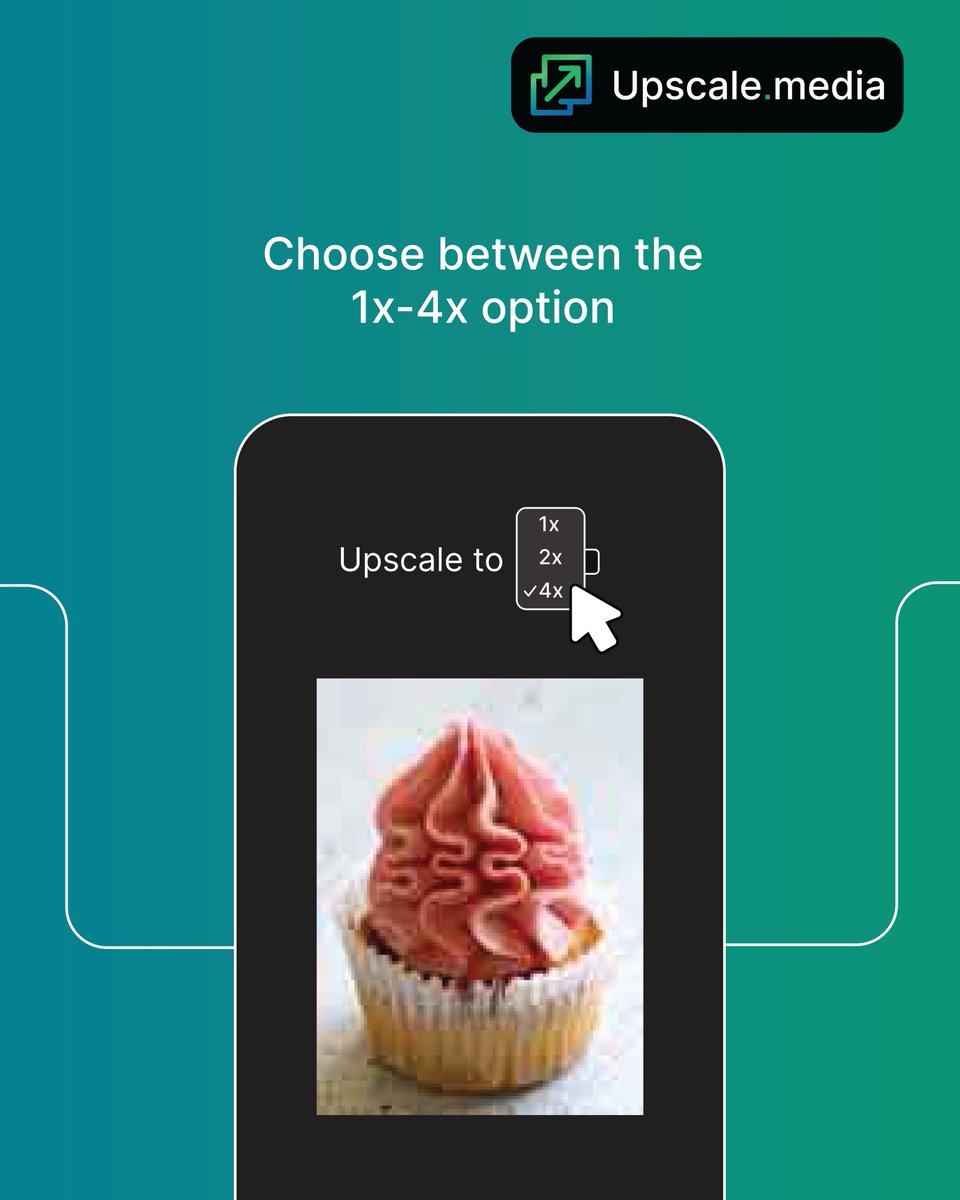 Upscalemediaa's tweet image. Step 2 - Choose the desired option to upscale your image #upscaleimage #imageenhancer #aitools
