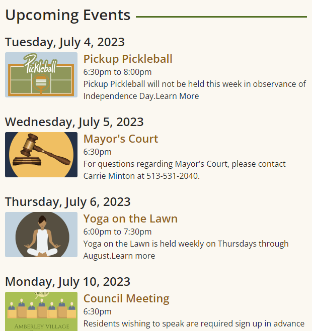 Happy Fourth of July, Amberley Village!
conta.cc/3rjCWm0