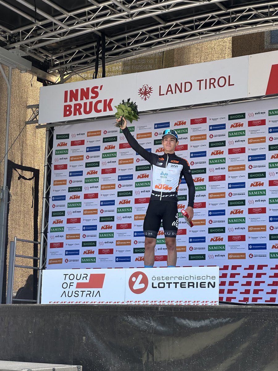 🇦🇹 #TourofAustria

👶🏻 <a href="/javiserrano_21/">Javi Serrano</a> new leader of the youth classification!!