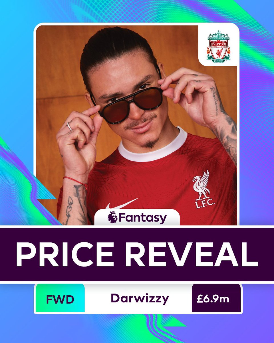 OfficalFPL's tweet image. Price reveal for Darwizzy!🐐

Will the Uruguayan make your starting #FPL line-up?