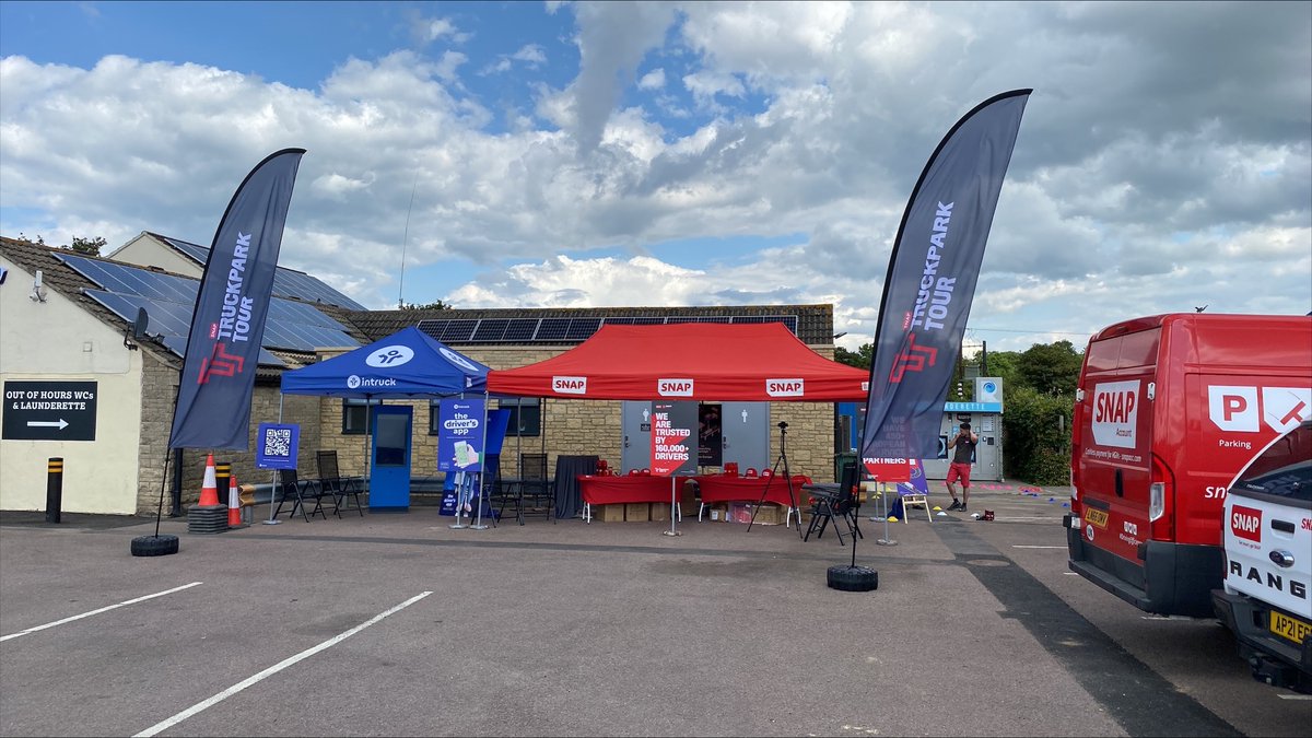 Our first event of the SNAP Truckpark Tour 2023 was a great success. It was great to speak to all you drivers on the day at @jct17m4pitstop 🚛 Off to @AWJPenrithTruck for the 13th July ✔ #events #haulage #truckerlife