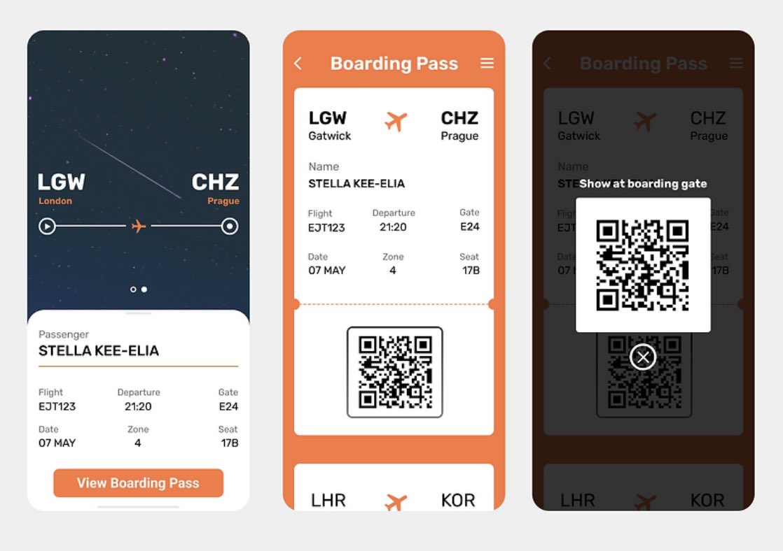 stellakeee's tweet photo. Boarding pass
#ux #designer #redesign #designinsperation #uidesign #designtech #techlondon #dailyui #Creative https://t.co/bU3WXHNGuJ