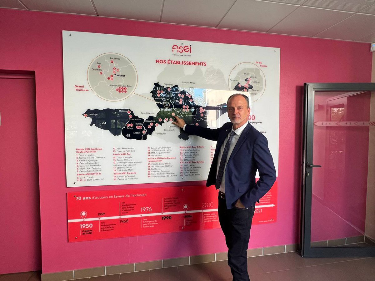 Échange autour du #handicap dans les locaux de l’<a href="/ASEI_asso/">A.S.E.I</a> ce matin avec Olivia Lévrier, directrice générale et son équipe :
➡️ École inclusive « ma place est en classe »
➡️ Habitat inclusif 
➡️ Accès aux soins
➡️ Développement du sport adapté féminin
#inclusion