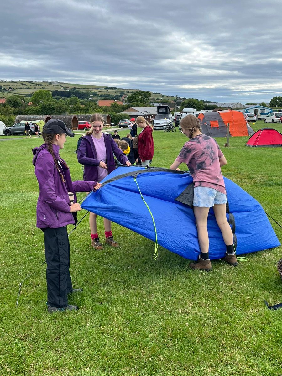 SelbyHigh's tweet photo. Well done to our DofE students who have smashed their challenge over the weekend. Excellent hiking &amp; camping skills. Great job for surviving the very windy night😊 https://t.co/tQ5Bjex4kg