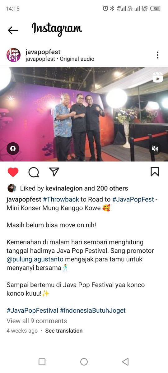 kata_raybot's tweet photo. @NyiPenengah @juliastrisn Dan ada lebih keren lagi nih ternyata, brand ini jadi sponsor buat Javapop Fest. Gue jujur belum pernah kesini, jadi pengen. Apalagi ngeliat penyanyi nya yg bakal tampil https://t.co/2Ro7HGC6t5