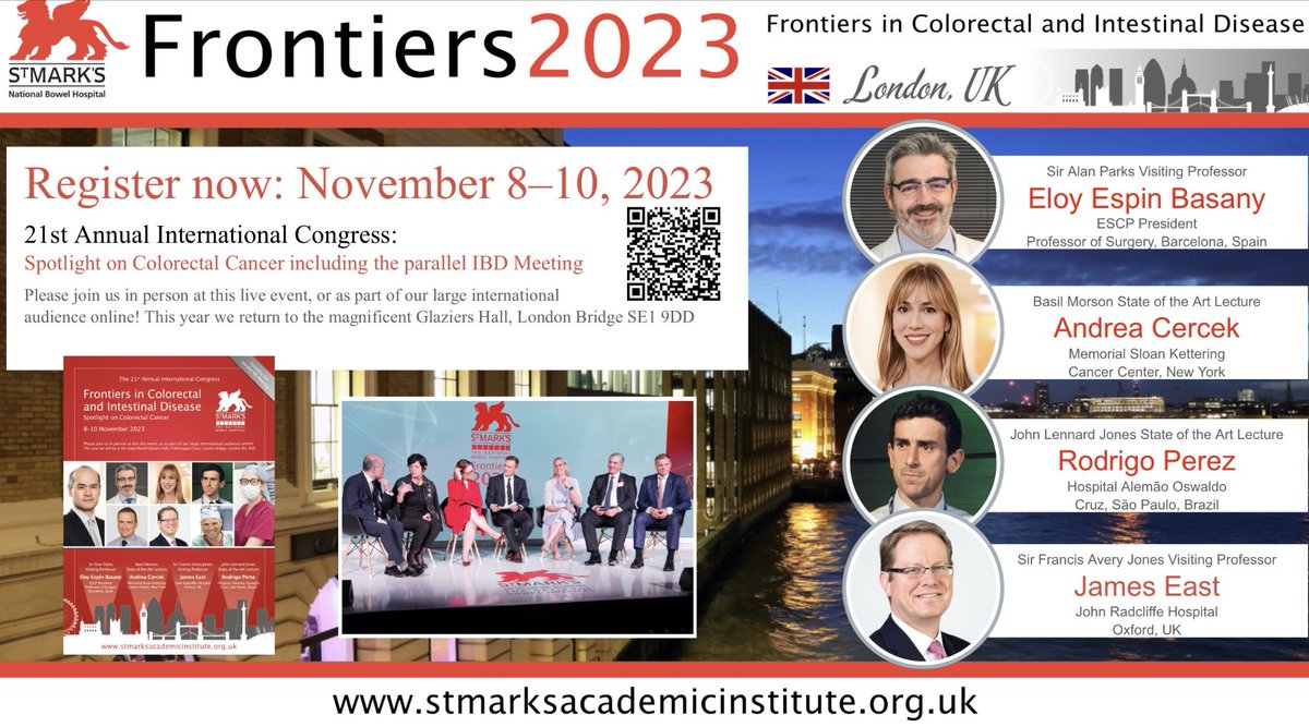 Great to see you both @KaiKeenShiu @KristenCiombor and countdown to London @StMarksHospital @DaniloMisko for the Frontiers 2023