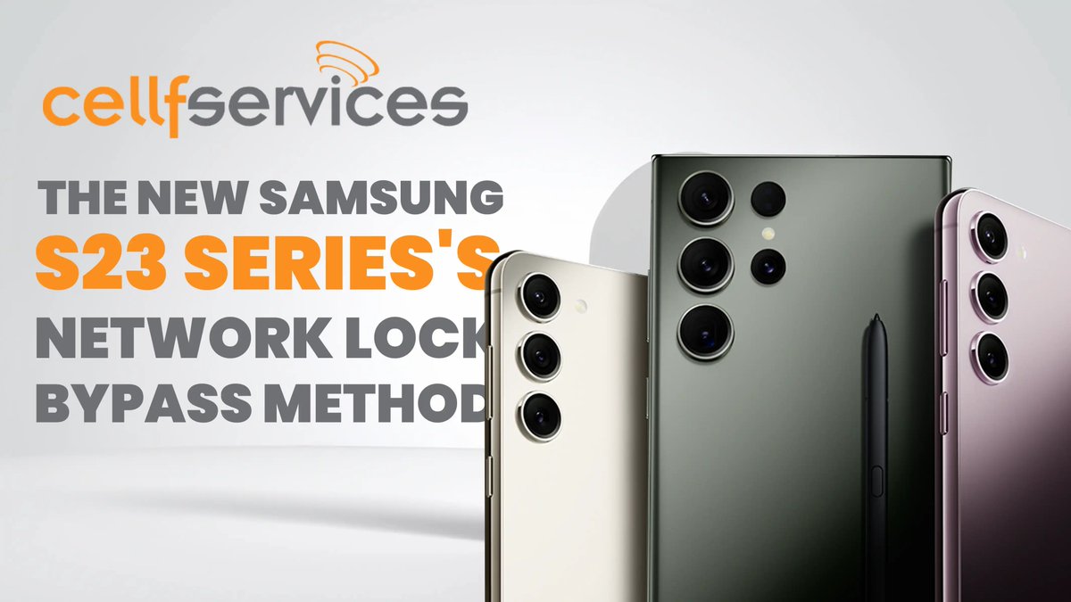 cellfservices's tweet image. Discover the network lock bypass method that will set your device free. Say goodbye to restrictions and experience the true power of your Samsung S23. Check out our step-by-step guide now! Read Here: cellfservices.com/blog/cell-phon…