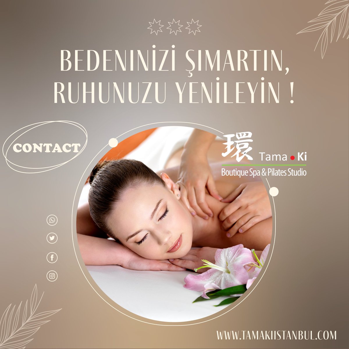 IstanbulTamaki's tweet photo. Günlerin yoğun temposunda kendinize vakit ayırmak, bedeninizi ve zihninizin tazelendiği bir mola vermek için spa masaj salonumuz sizi bekliyor!

İletişim ve bilgi için:

+0 531 933 66 02

https://t.co/nJUC5IKXT8 https://t.co/PGx90T4M5T