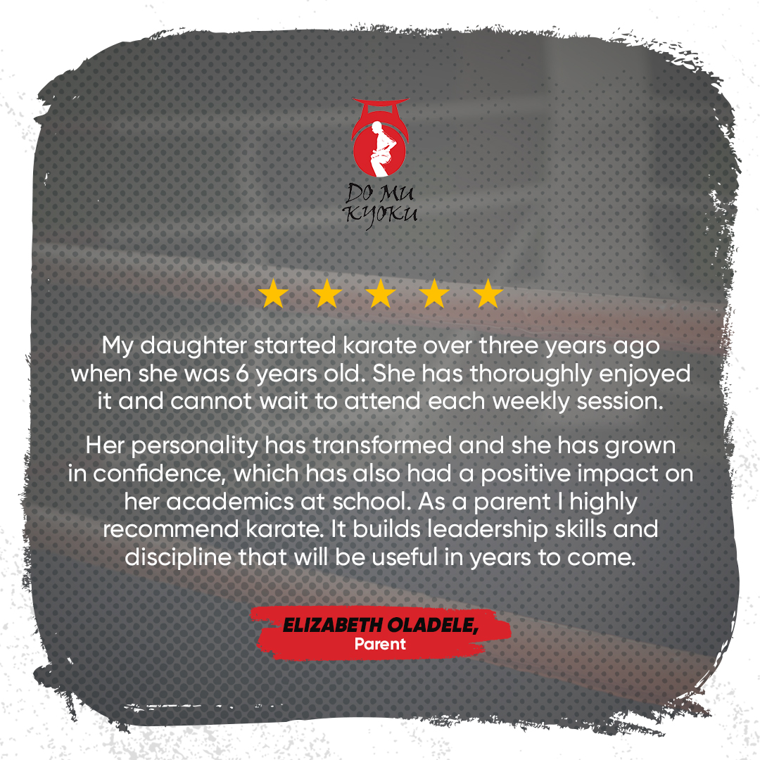 Learning karate should be a thrilling adventure filled with excitement and growth. That's why we go the extra mile to make our lessons as fun as they are informative.

But you don't have to take our word for it. Here's a testimonial from one of our satisfied customers.

#training