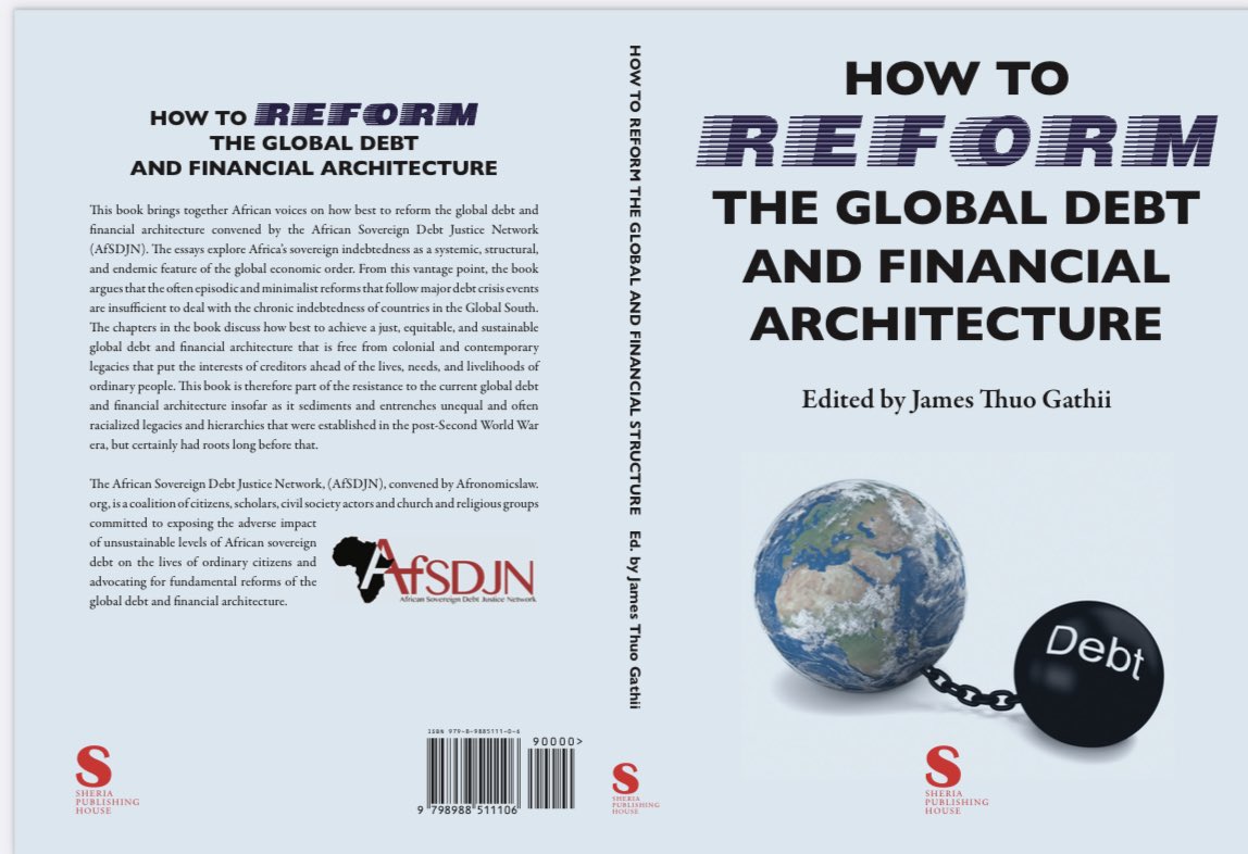 🔊🔊New Book - Free Access!!!

“How to Reform the Global Debt and Financial Architecture” Edited by James T. Gathii (<a href="/JTGathii/">James Thuo Gathii</a>)

The contribution derive from the first African Sovereign Debt Justice Network Summer Academy.

Click the below to download. 
afronomicslaw.org/category/repos…