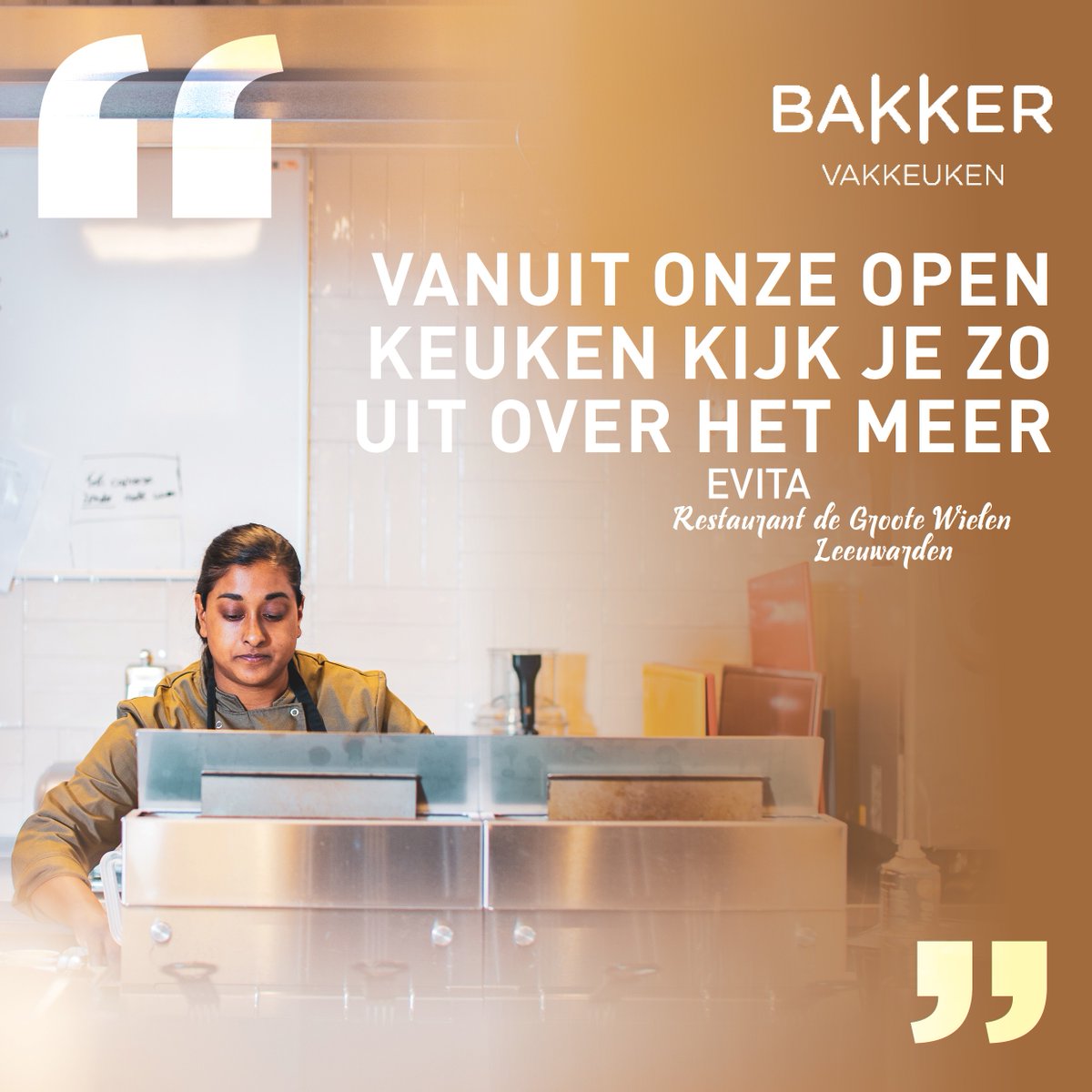 En wat een uitzicht heb je dan! Bekijk de volledige fotoreportage op bakkervakkeuken.nl/project/groote… #bakkervakkeuken #grootewielen