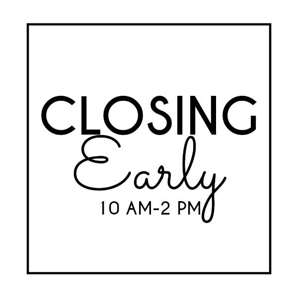 Let Savings Ring! Hurry in to shop the final day of our Fourth of July Sale. We will be closing at 2 PM TODAY for the holiday, so don't be late.

Go FOURTH and save!

conta.cc/3NL2xNN
conta.cc/3CZvuiA