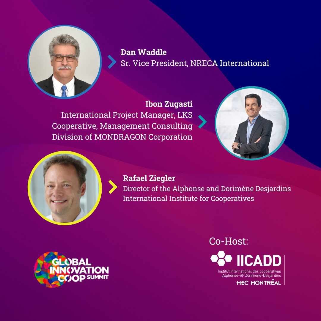 Meet a few of our speakers for #GICS23! We are looking forward to having rich discussions with them in Montreal. Check back for more in the coming days!

globalinnovation.coop/speakers