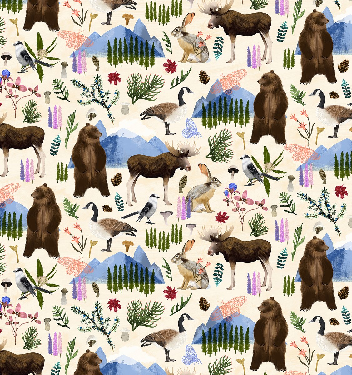 lillarogers's tweet photo. Beautiful pattern entitled Canadian Rockies by Zoe Ingram (@zoeingram.illustration).

This image is available for licensing.

#zoeingram #lillarogers #lillarogersstudio #art #illustration #artagent #printandpattern #pattern #seamlesspattern #patternity #printpattern #surfacedesig https://t.co/fLVCMS41jk