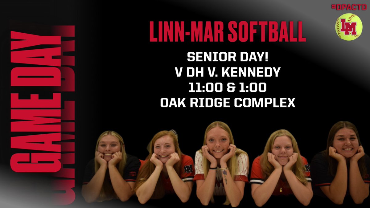 LM_Softball's tweet photo. Let's try this again😀 - SENIOR DAY! Lions take on Kennedy in an MVC Conference DH!
#GoLions #DPACTD #TEAM https://t.co/HwqYLfRd6q