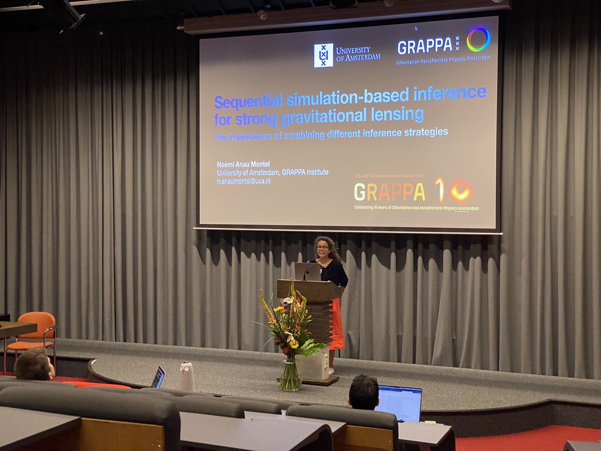Kyle Cranmer (@kylecranmer) on Twitter photo Excellent talk by <a href="/AnauNoemi/">Noemi Anau Montel</a> on state of the art simulation-based inference for #GRAPPA10 <a href="/GRAPPAinstitute/">GRAPPA Centre</a>
Check out her work👇
scholar.google.com/citations?user… Excellent talk by <a href="/AnauNoemi/">Noemi Anau Montel</a> on state of the art simulation-based inference for #GRAPPA10 <a href="/GRAPPAinstitute/">GRAPPA Centre</a>
Check out her work👇
scholar.google.com/citations?user…
