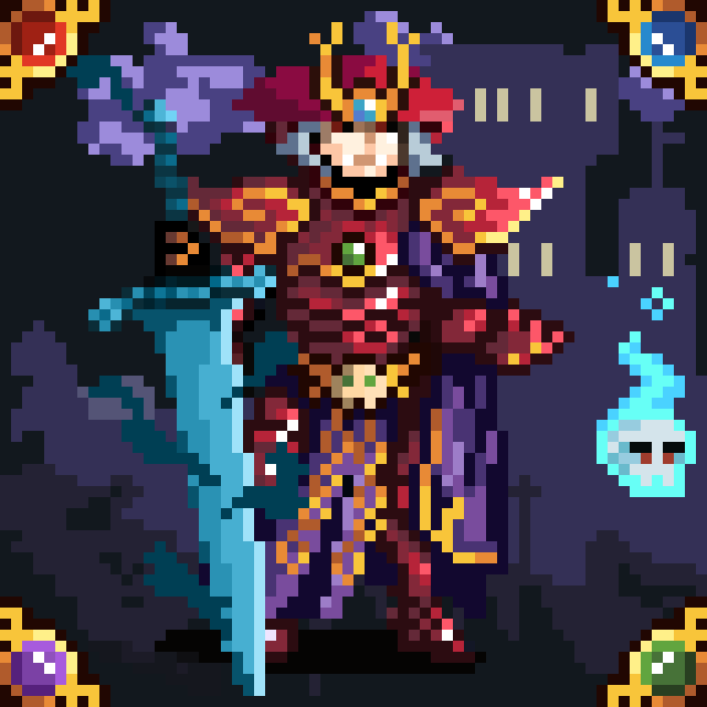 ENRINFT's tweet image. ⚔Daily #NFT Spotlight✨

• SANGUINE SORCERER NEGULA OF THE OCCULT STAR •

🧛🏻- Vampire
🩸- Sanguine sorcerer
🦌- Horned jingasa
👻- Ghastly greatsword
💀- Floating skull
🏟- The stronghold

#pixelart #gaming #fantom #crypto #nfts 

nftkey.app/collections/as…