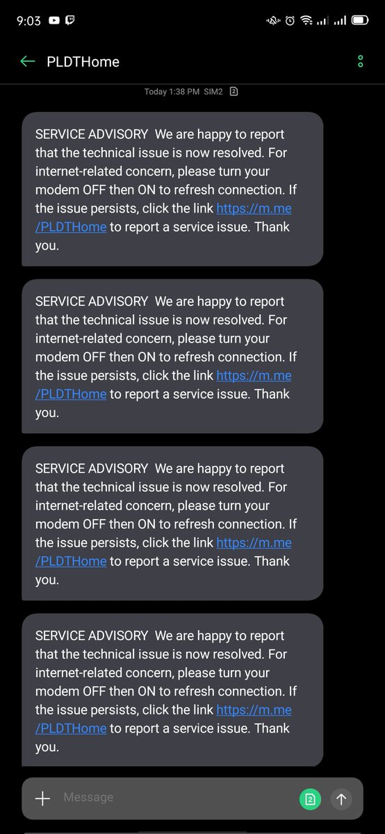 cheyseeen's tweet photo. proud na proud pa kayo na naibalik niyo connection 6 times niyo pa akong sinendan ng notice tapos 2mbps lang naman pala ibibigay niyo???? samantalang nung walang connection nang hihingi ako ng update wala kayong text text. @PLDT_Cares ano ba naman yan https://t.co/eLZgDQvPqO