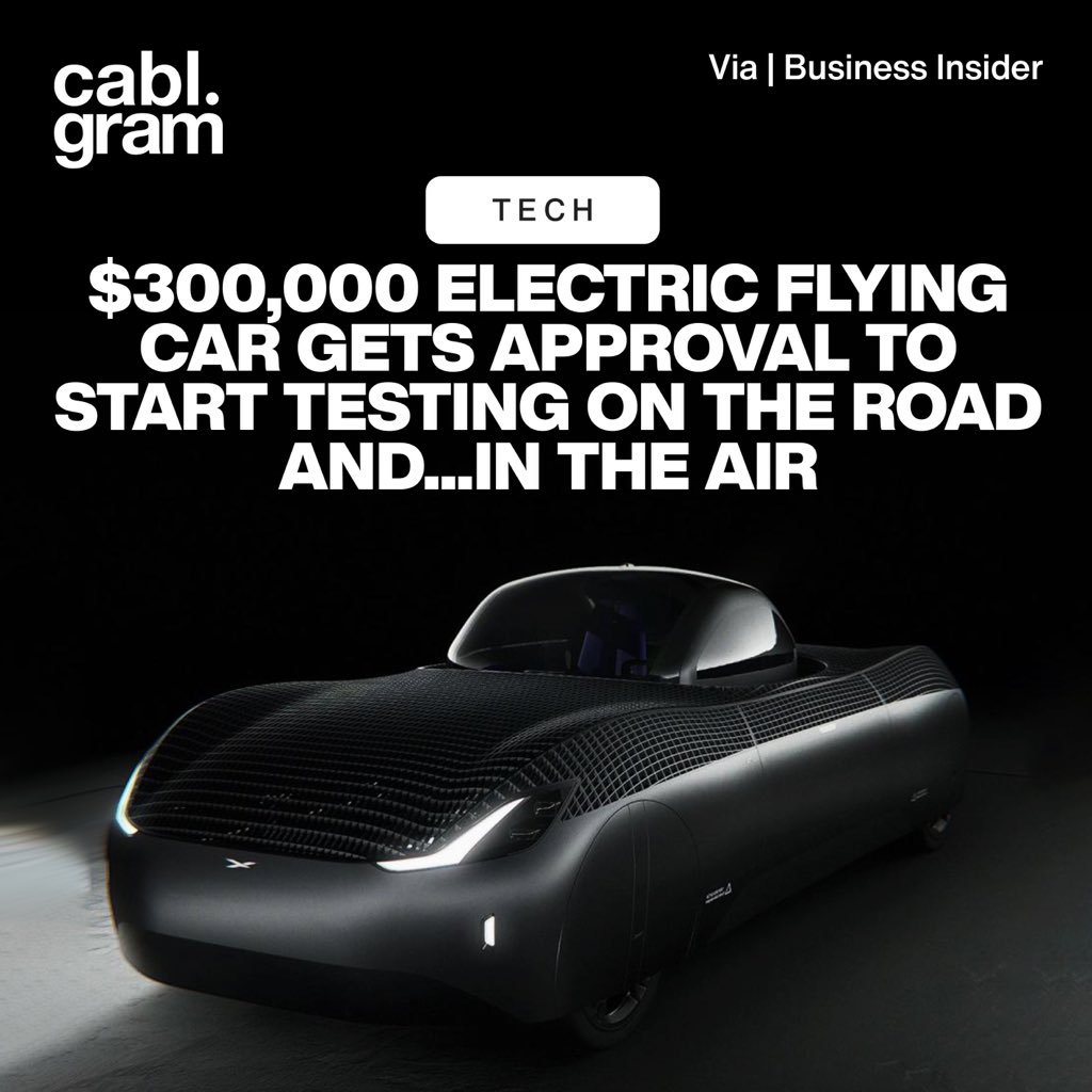 cablgram's tweet photo. Alef Aeronautics, an automaker based in California, has obtained approval from the Federal Aviation Administration (FAA) for the road and air testing of their nearly $300,000 fully electric flying car, the Model A. https://t.co/xJUa8vaw5Y