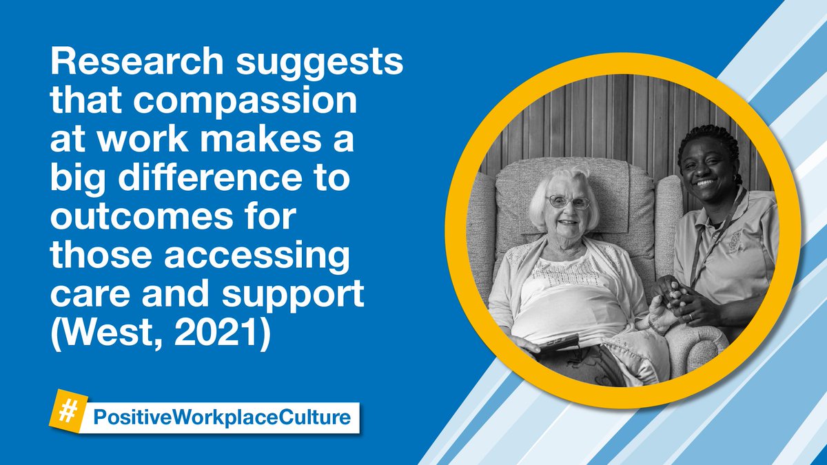 Creating a culture that focuses on relationships through careful listening, understanding, empathising &amp; supporting other people will result in high levels of wellbeing, which in turn results in high-quality care.    

🔗 sfca.re/PositiveWorkpl…  

#PositiveWorkplaceCulture