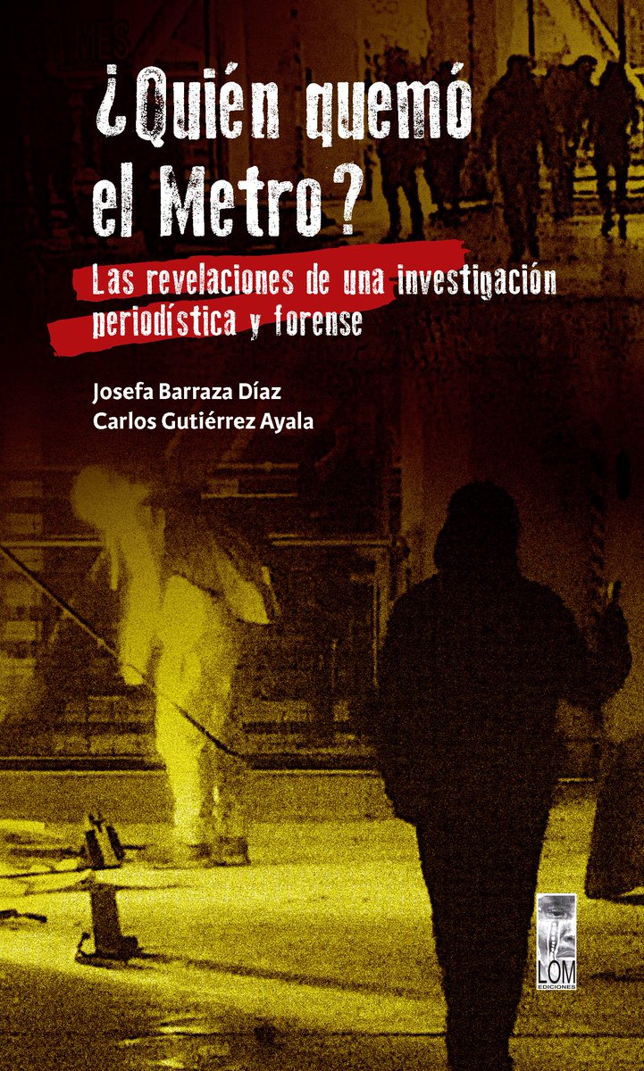 N_PrensaCL's tweet photo. 😱 IMPERDIBLE: Dale retweet a esta publicación y estarás participando por un ejemplar de "¿Quién quemó el Metro", de la periodista de investigación @masterjosefa y el perito forense Carlos Gutiérrez. El libro que Mario Rozas no quiere que leas 🤫👀

👉 Para ganar debes seguir a @LomEdiciones.