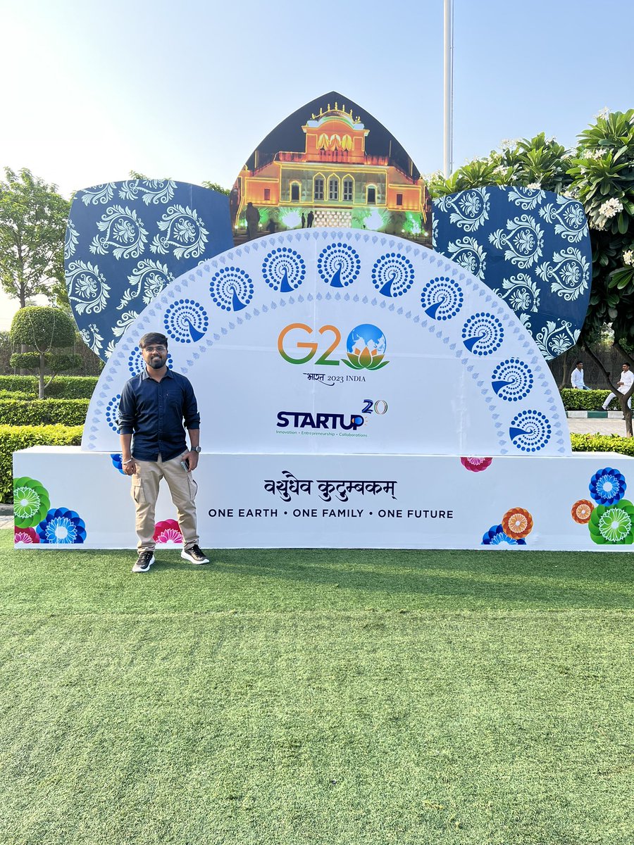 I was one of the few speakers at the #Startup20Shikhar Conference by #G20India 
Elated to be a part of the prestigious event! 

#BeTheChange #Simpleenergy
